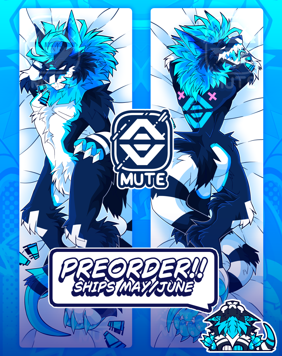 PREORDER MUTE Body Pillow Cover