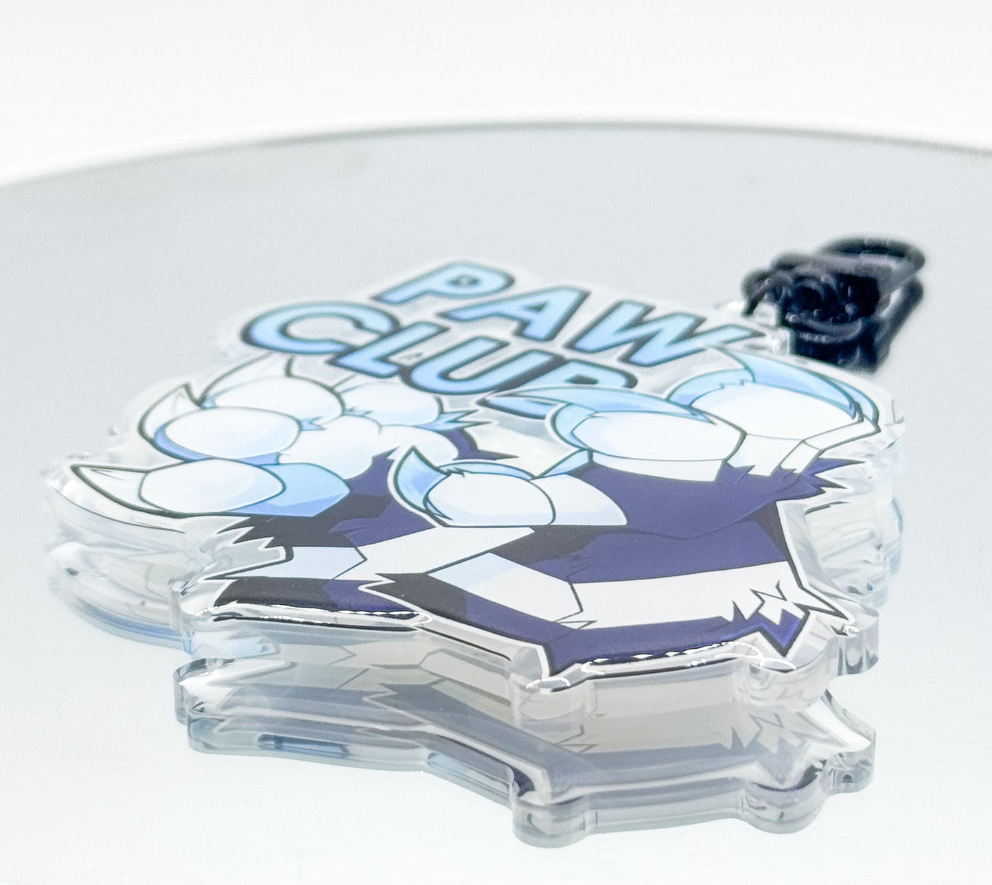 'Paw Club' Acrylic Keychain
