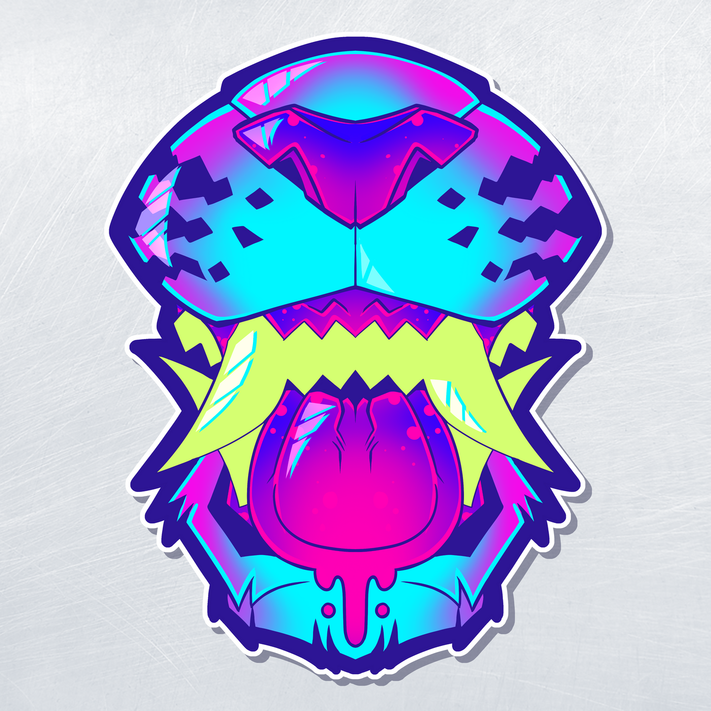 Tiger Maw Sticker