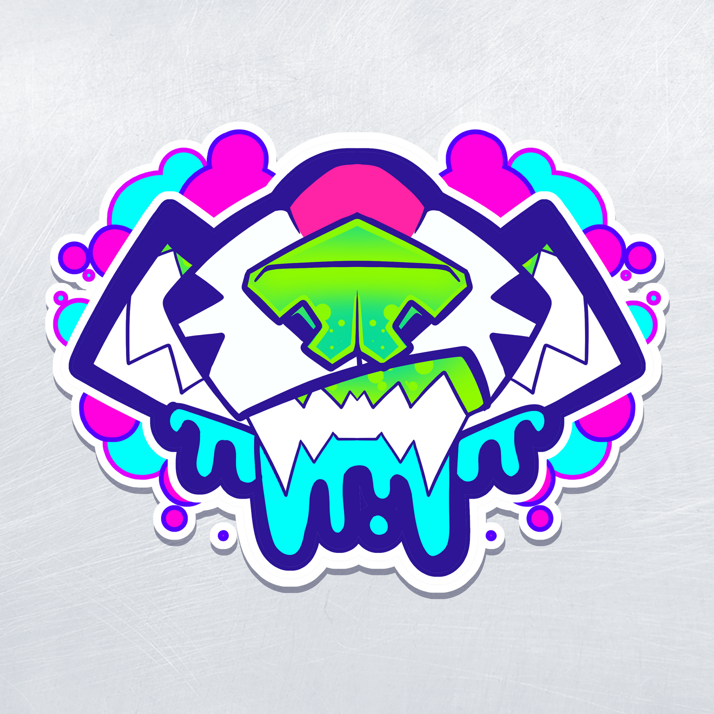 Canine Toothy Maw Sticker