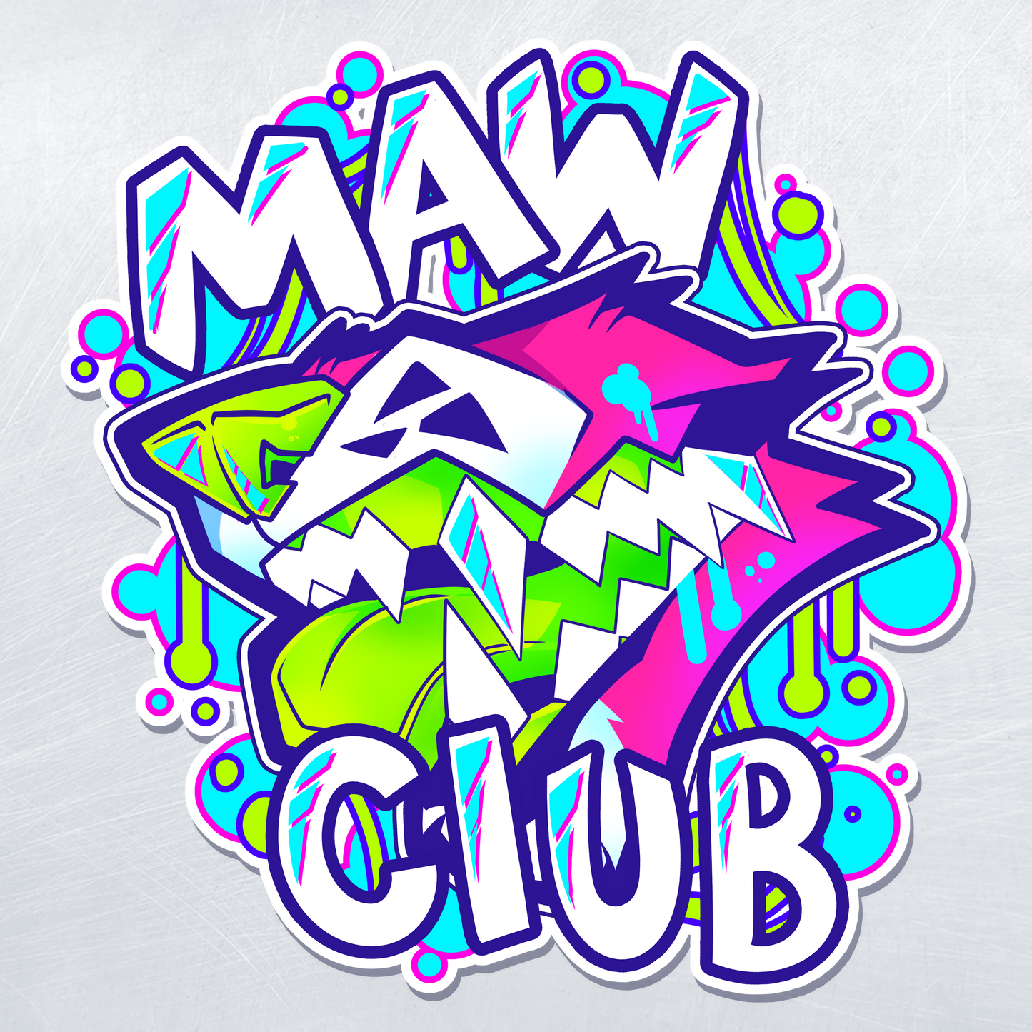 Maw Club Keychain