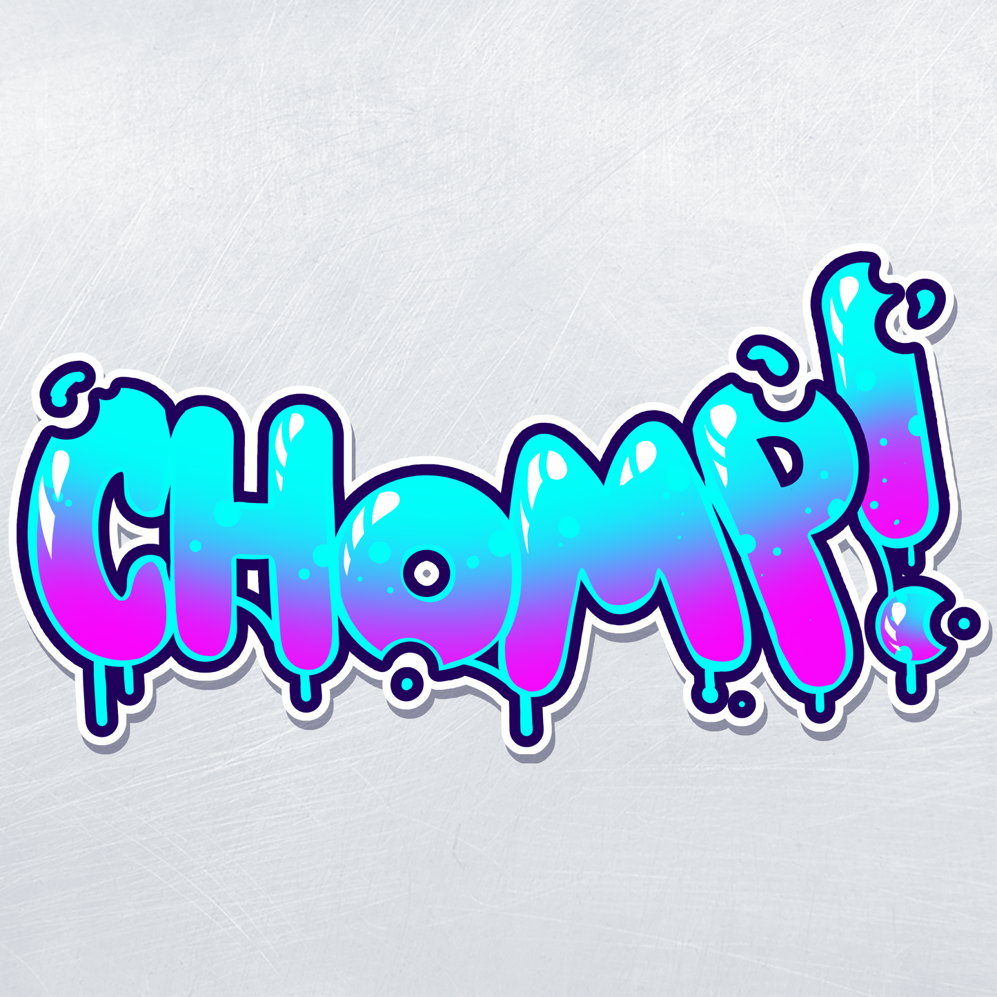 CHOMP Sticker