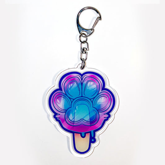 Pawpsicle Keychain