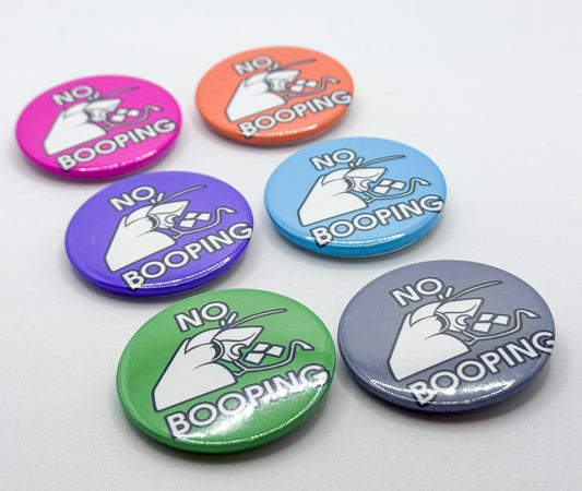 'No Booping' Button Badge