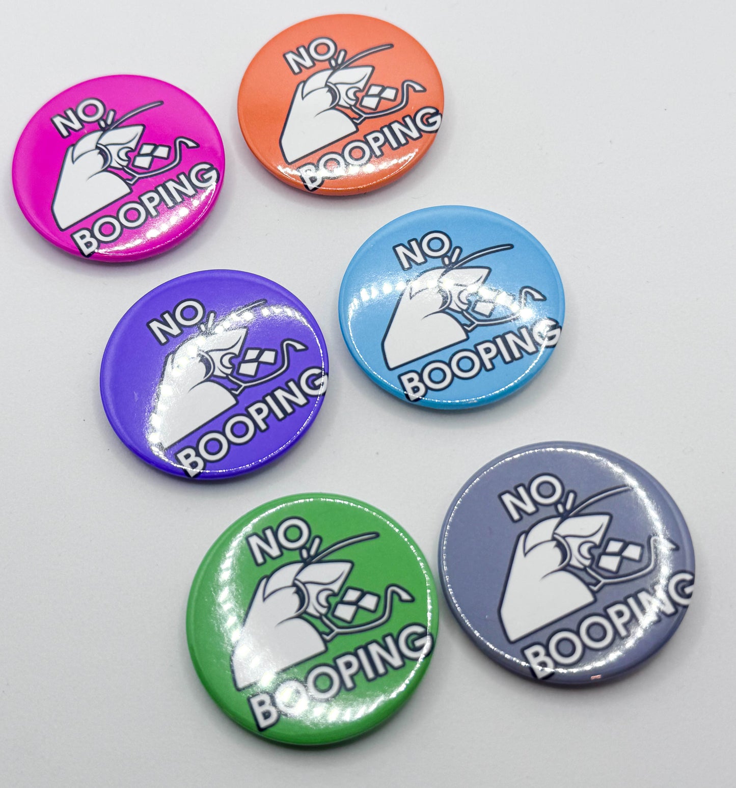 'No Booping' Button Badge