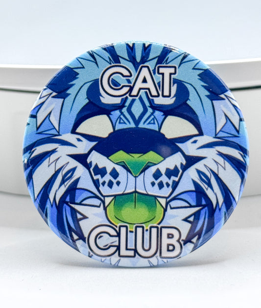 'Cat Club' Button Badge