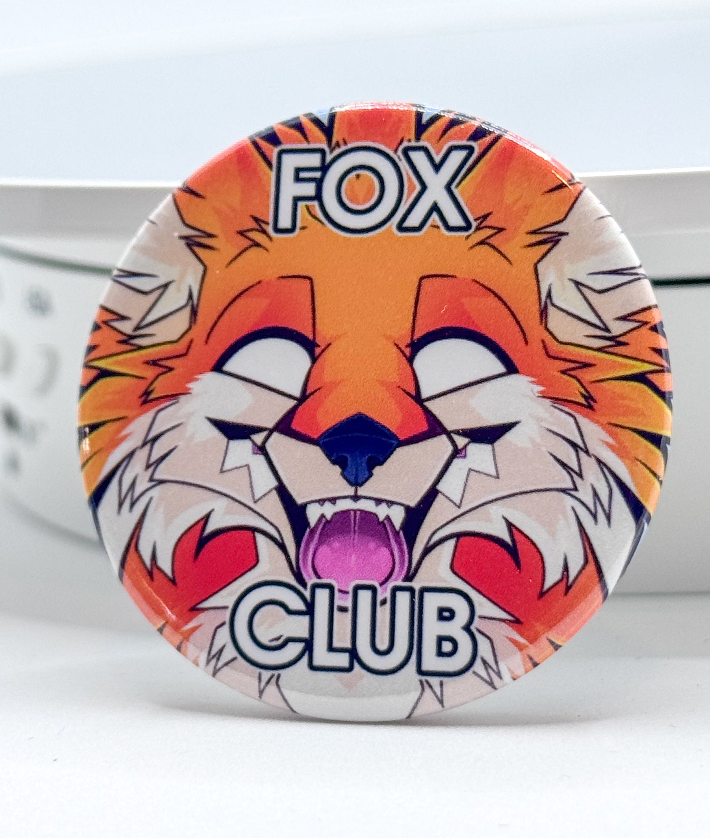'Fox Club' Button Badge