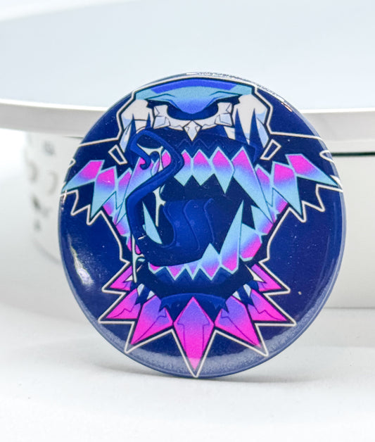 Monster Chompers Button Badge