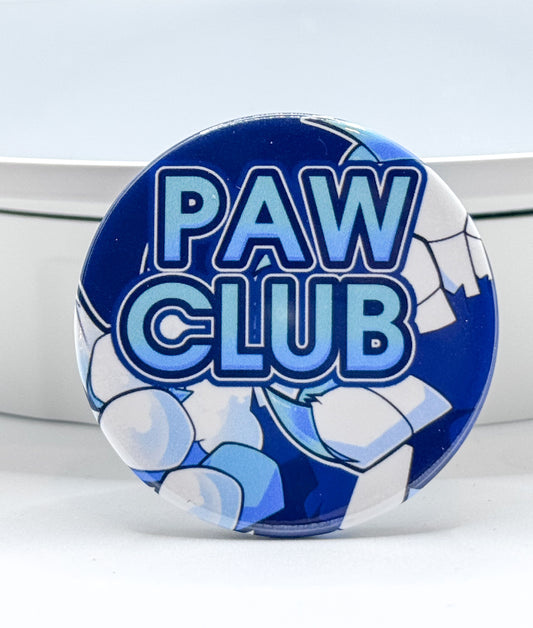 'Paw Club' Button Badge