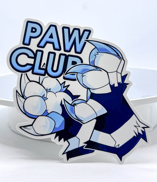 'Paw Club' Sticker