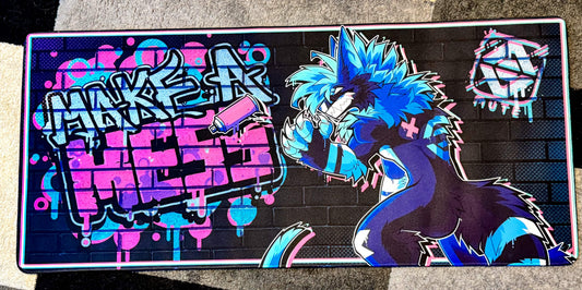 'Make A Mess!' Desk Mat