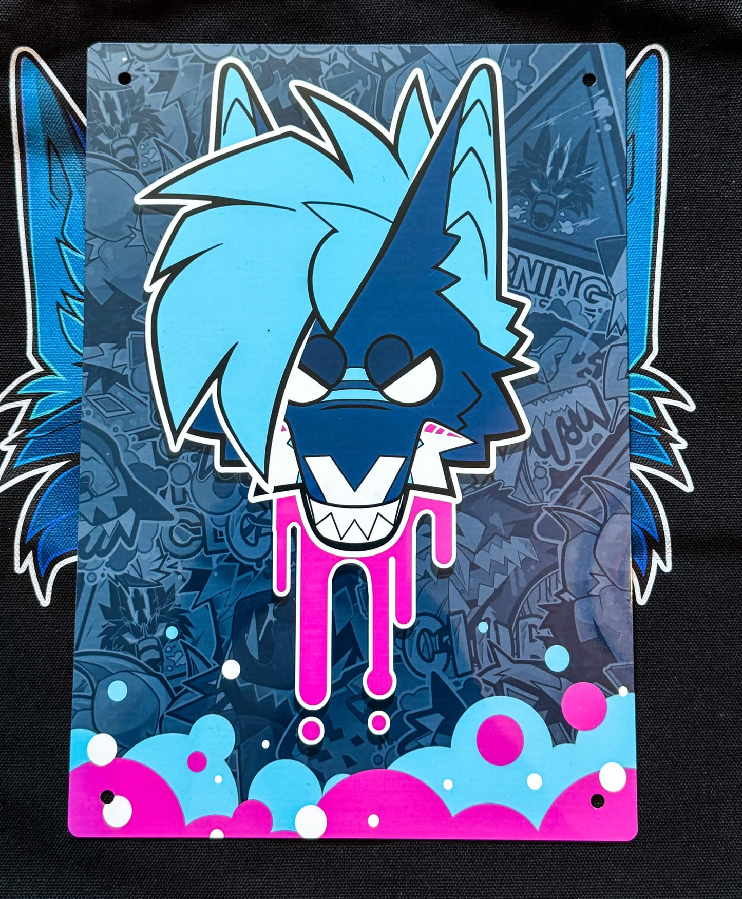 'MUTE Chibi' A4 Metal Print