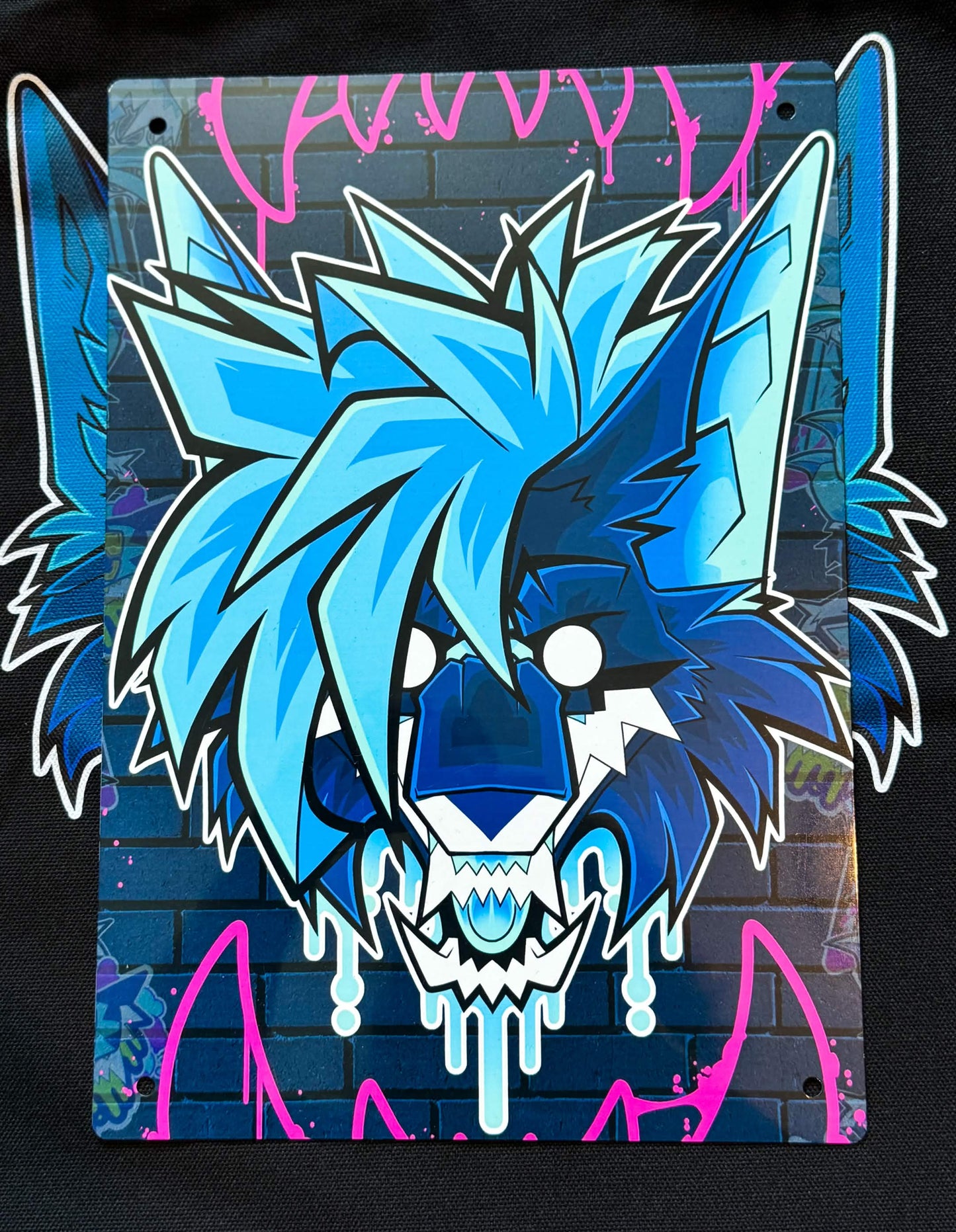 'MUTE' A4 Metal Print