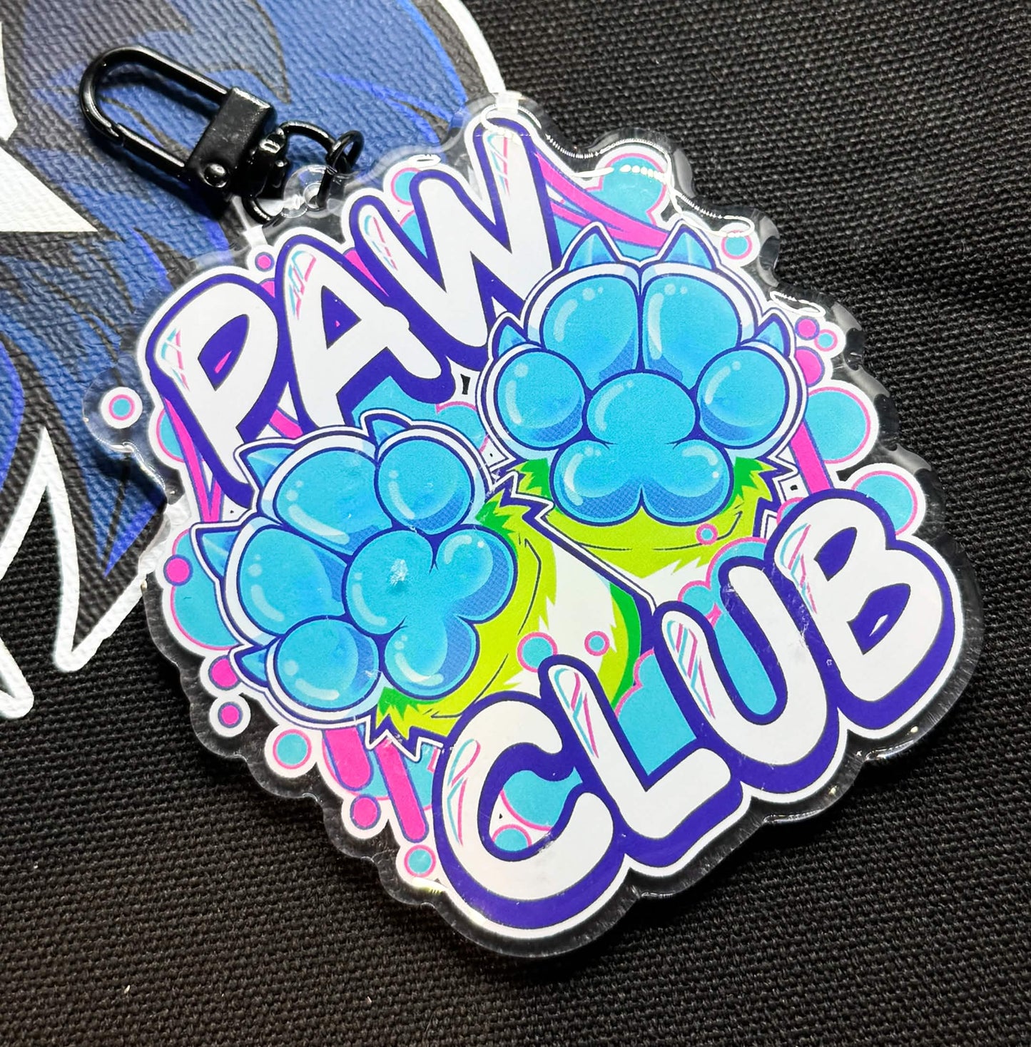 'Paw Club' Keychain